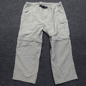 Kathmandu Mens XL Convertible Hiking Cargo Pants Zip Off Shorts QuickDry Nylon